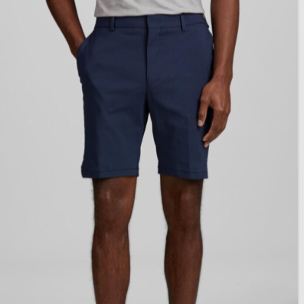 Jos. A. Bank Men's Warp Stretch Tailored Fit Shorts- colour: Navy
